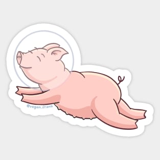 Astronaut Pig - I need more space Sticker